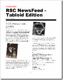 RSC NewsFeed Tabbloid Edition Cover