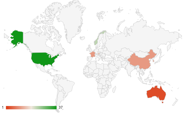 Hacking stuff together with Google Spreadsheets: Using importHTML to create a Winter Olympics 2010 Medal Map