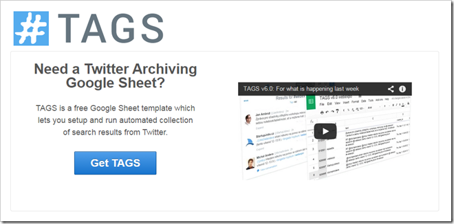 Need a better Twitter Archiving Google Sheet? TAGS v6.0 is here!