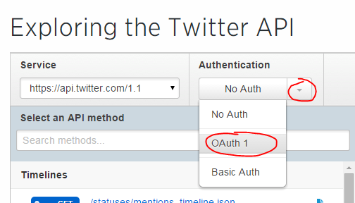How to explore the Twitter API without code using the console