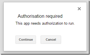 Auth required